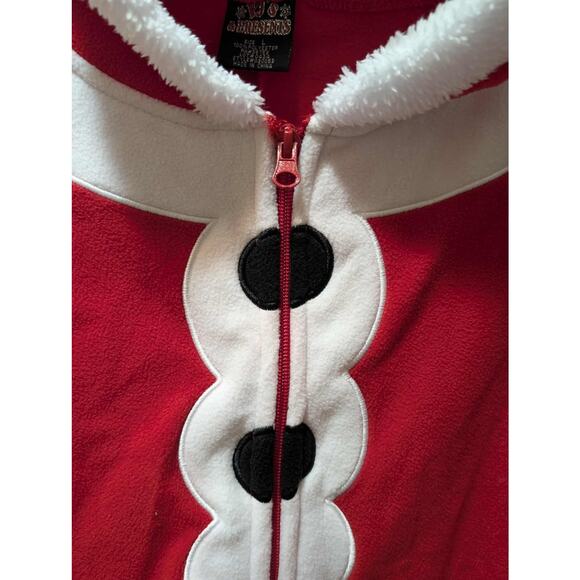 PJ's & Presents Christmas Santa Claus One-Piece Pajamas Holiday Men’s L New! - Picture 2 of 9